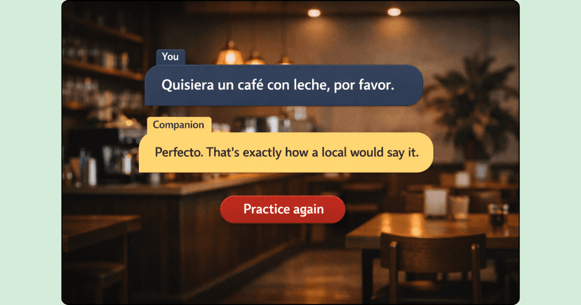 BUILT TO ACTUALLY HELP YOU SPEAK